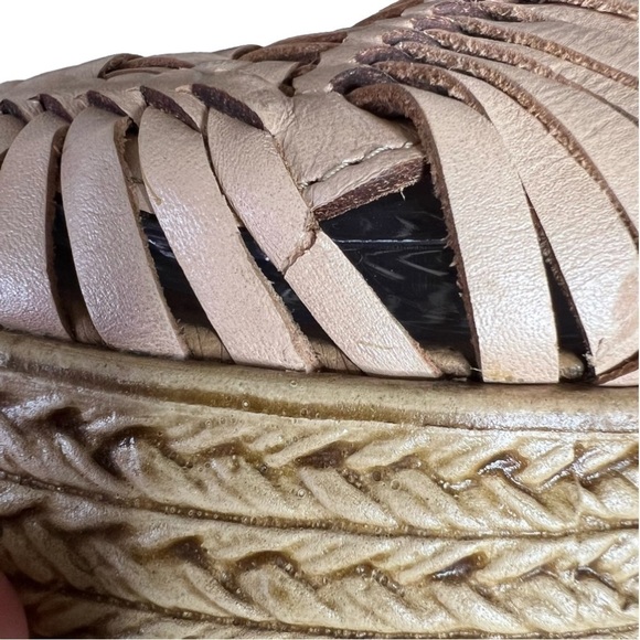 Platform authentic mexican huarache sandals - Picture 5 of 6